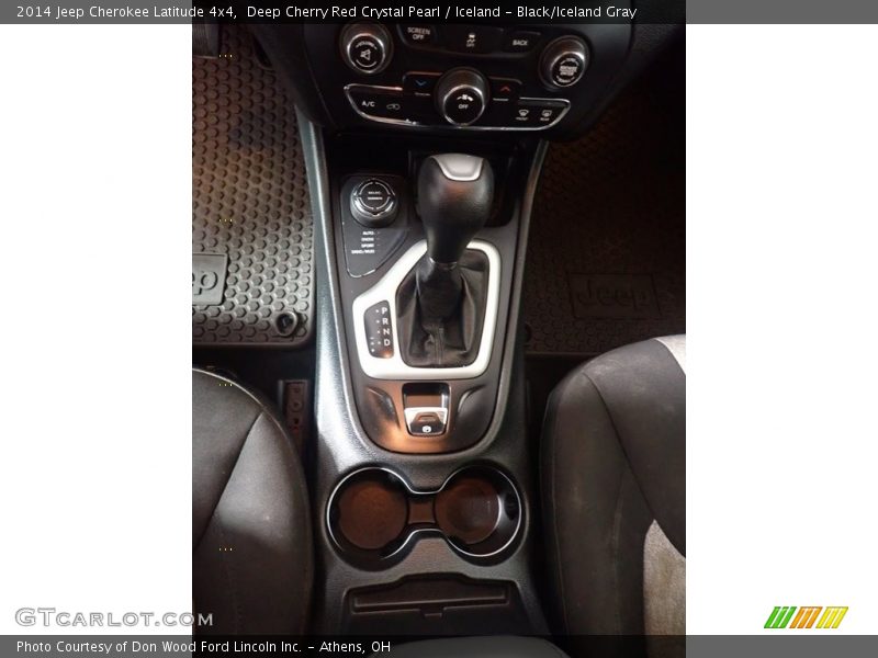 Deep Cherry Red Crystal Pearl / Iceland - Black/Iceland Gray 2014 Jeep Cherokee Latitude 4x4