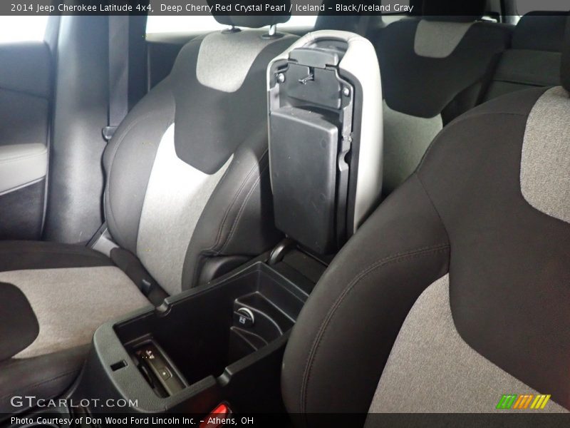Deep Cherry Red Crystal Pearl / Iceland - Black/Iceland Gray 2014 Jeep Cherokee Latitude 4x4