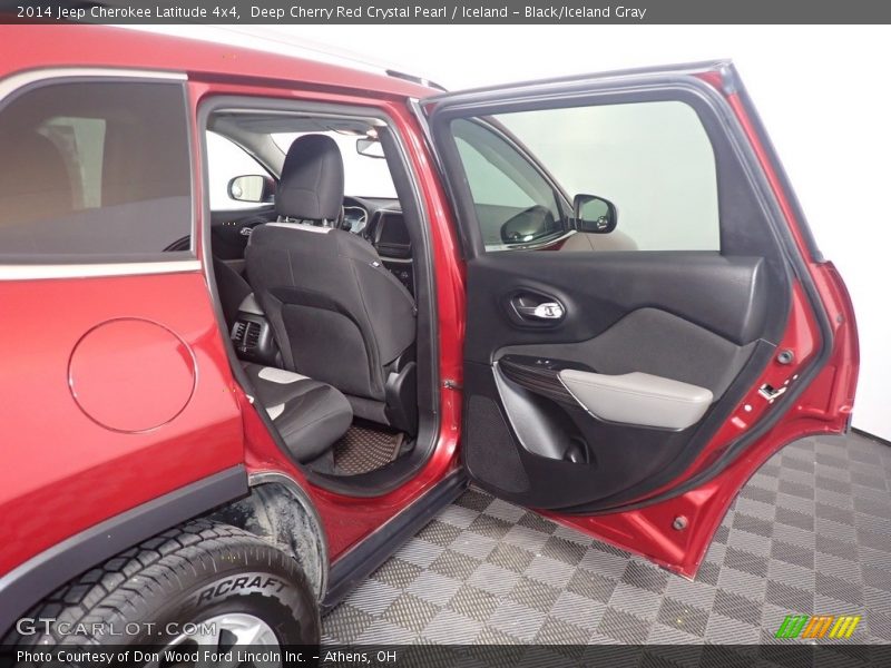 Deep Cherry Red Crystal Pearl / Iceland - Black/Iceland Gray 2014 Jeep Cherokee Latitude 4x4