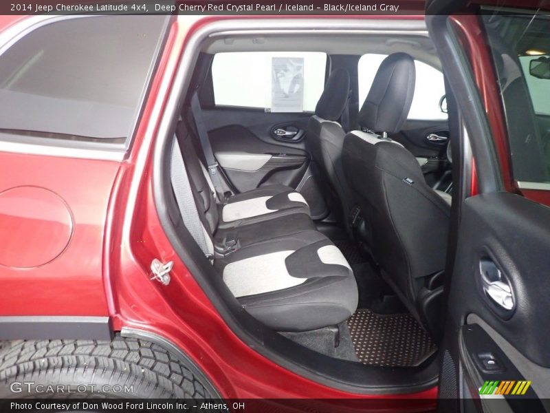 Deep Cherry Red Crystal Pearl / Iceland - Black/Iceland Gray 2014 Jeep Cherokee Latitude 4x4