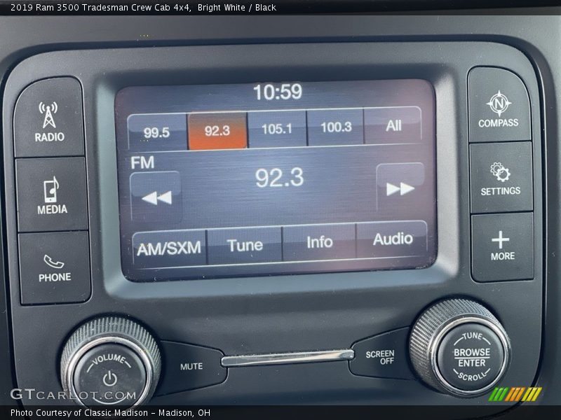 Bright White / Black 2019 Ram 3500 Tradesman Crew Cab 4x4