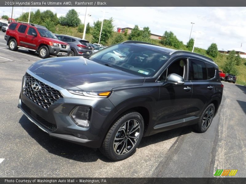 Rainforest / Black 2019 Hyundai Santa Fe Ultimate AWD