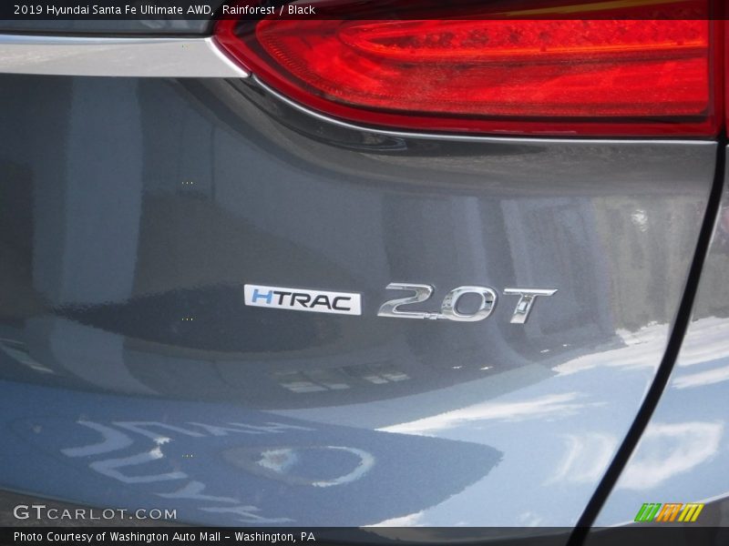 Rainforest / Black 2019 Hyundai Santa Fe Ultimate AWD