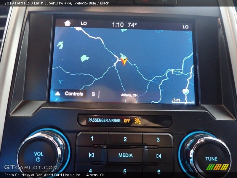 Velocity Blue / Black 2019 Ford F150 Lariat SuperCrew 4x4