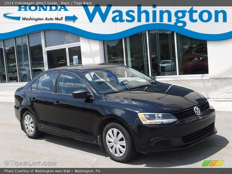 Black / Titan Black 2014 Volkswagen Jetta S Sedan