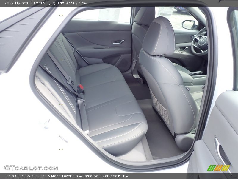 Quartz White / Gray 2022 Hyundai Elantra SEL