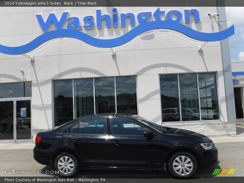 Black / Titan Black 2014 Volkswagen Jetta S Sedan