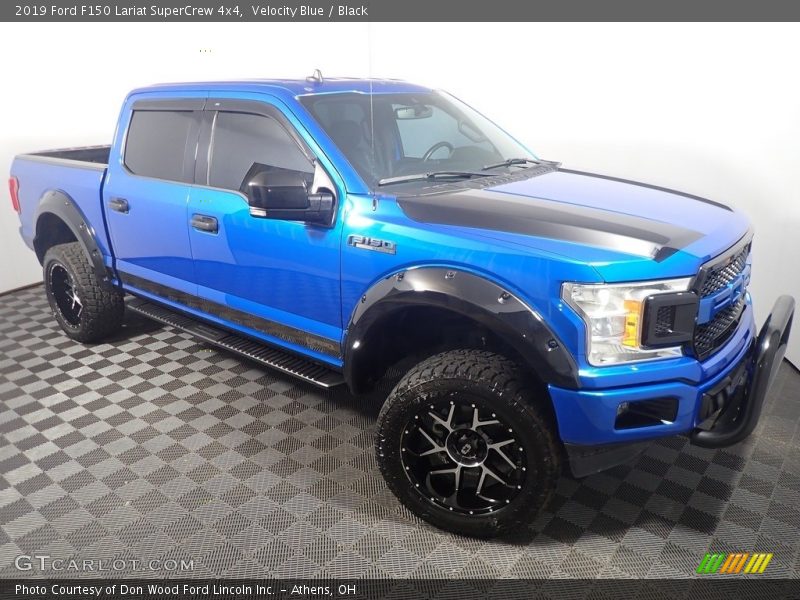Velocity Blue / Black 2019 Ford F150 Lariat SuperCrew 4x4