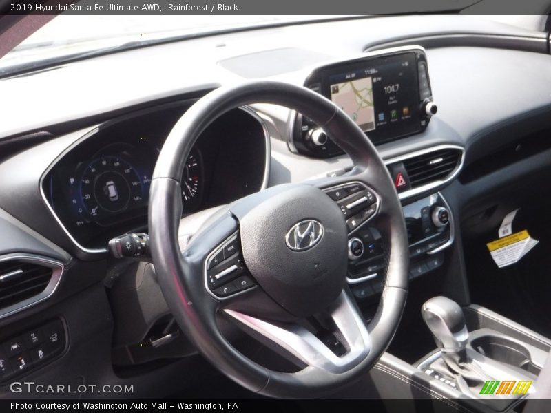 Rainforest / Black 2019 Hyundai Santa Fe Ultimate AWD