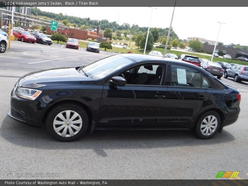 Black / Titan Black 2014 Volkswagen Jetta S Sedan