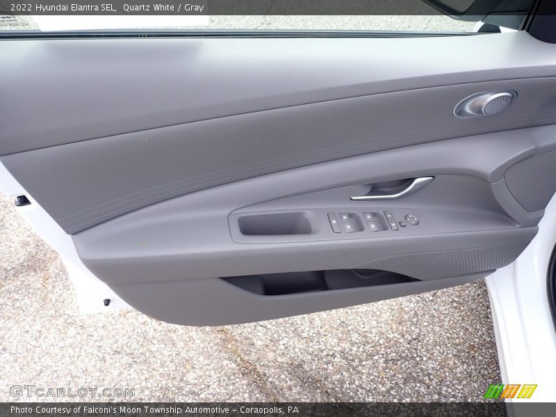 Quartz White / Gray 2022 Hyundai Elantra SEL