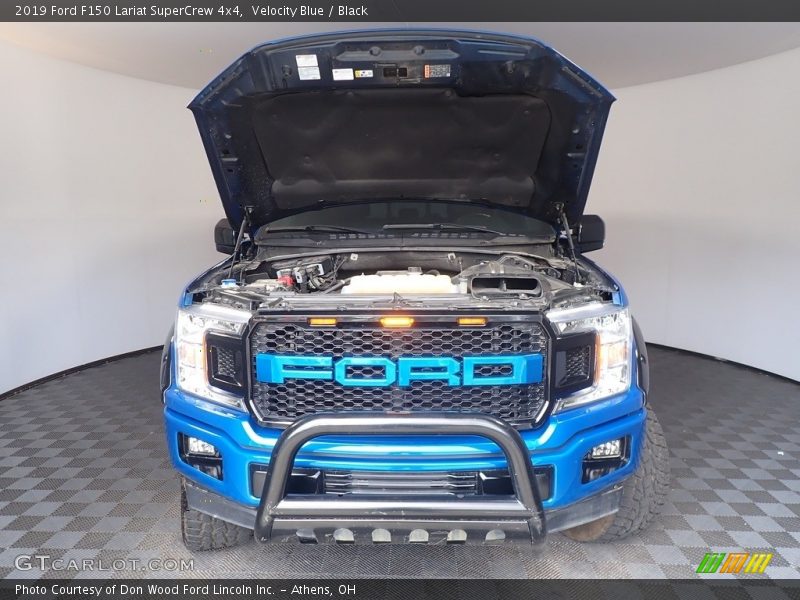 Velocity Blue / Black 2019 Ford F150 Lariat SuperCrew 4x4