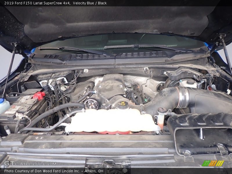 Velocity Blue / Black 2019 Ford F150 Lariat SuperCrew 4x4