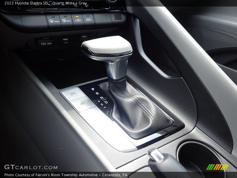 Quartz White / Gray 2022 Hyundai Elantra SEL