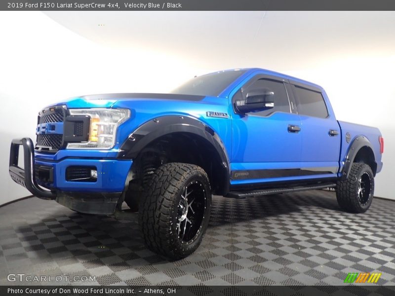 Velocity Blue / Black 2019 Ford F150 Lariat SuperCrew 4x4