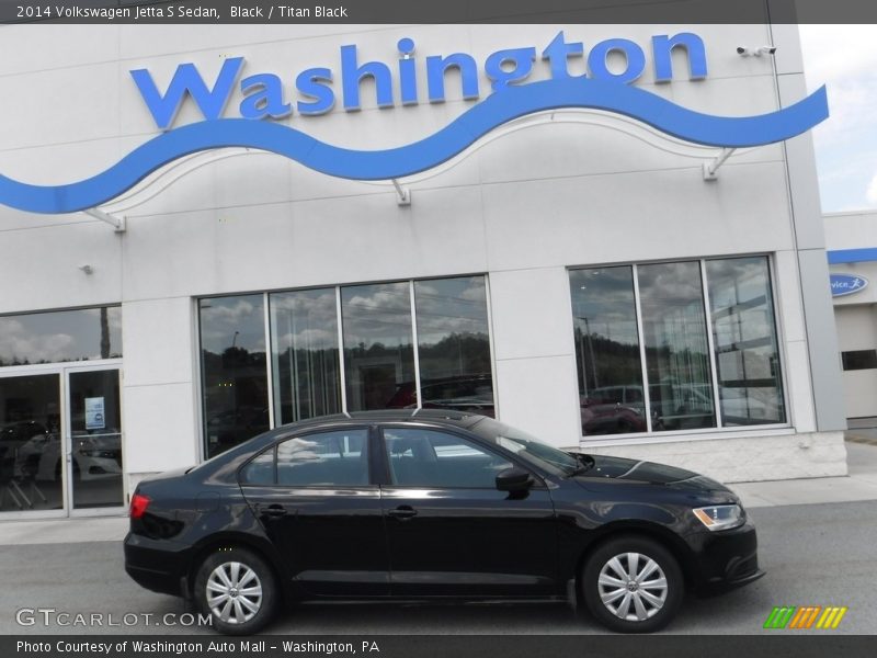 Black / Titan Black 2014 Volkswagen Jetta S Sedan