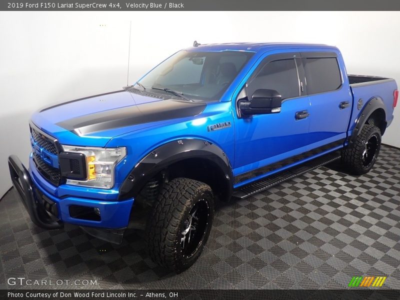 Velocity Blue / Black 2019 Ford F150 Lariat SuperCrew 4x4