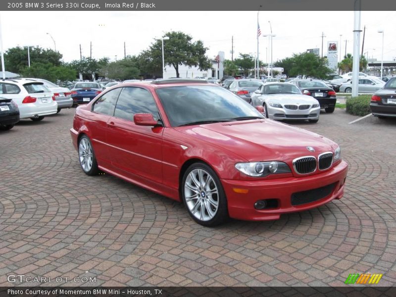 Imola Red / Black 2005 BMW 3 Series 330i Coupe
