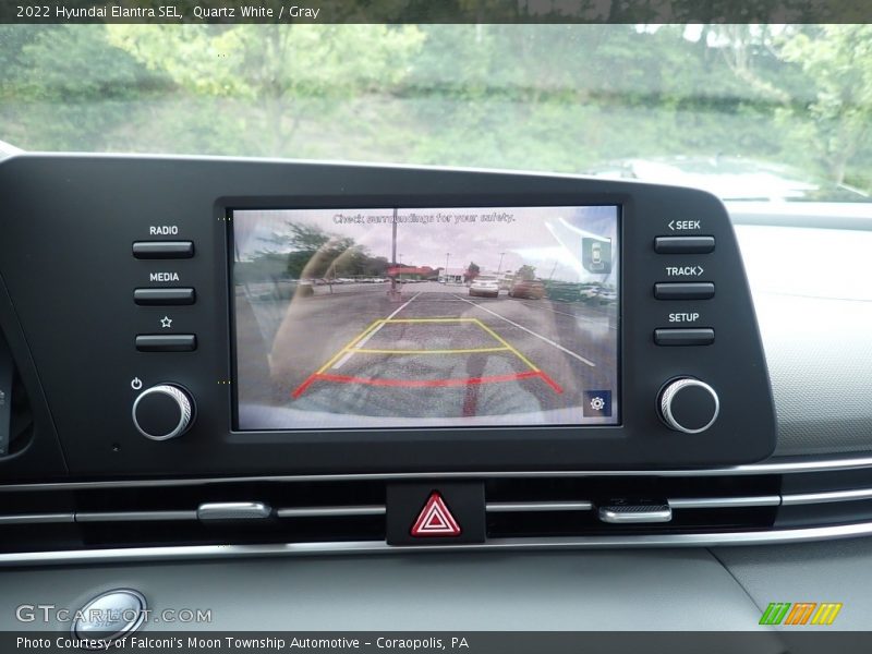 Quartz White / Gray 2022 Hyundai Elantra SEL