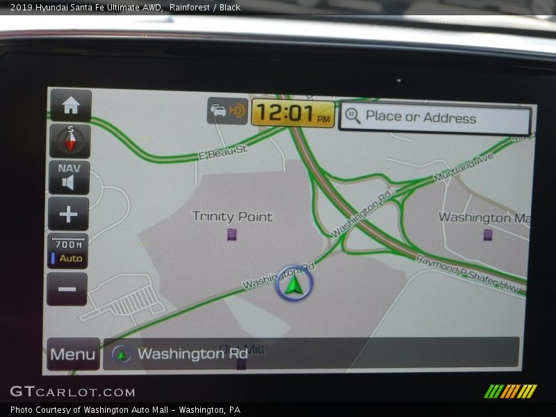 Rainforest / Black 2019 Hyundai Santa Fe Ultimate AWD