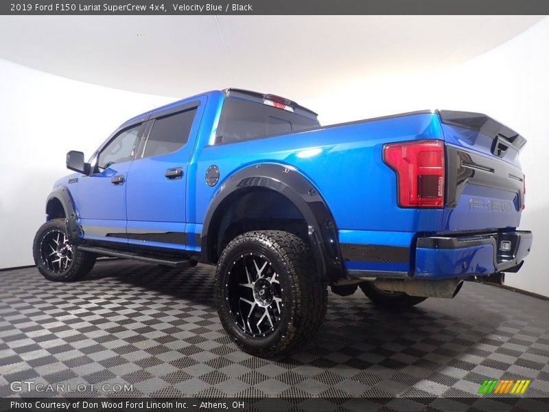 Velocity Blue / Black 2019 Ford F150 Lariat SuperCrew 4x4