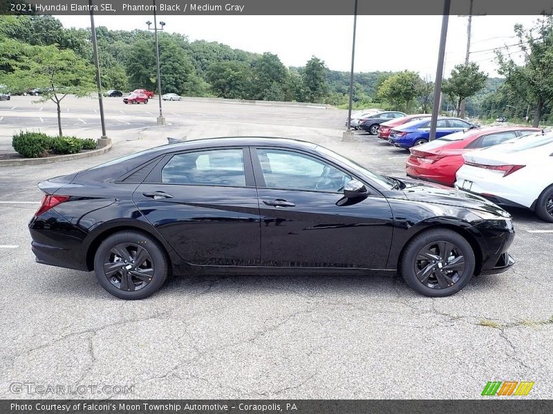 Phantom Black / Medium Gray 2021 Hyundai Elantra SEL