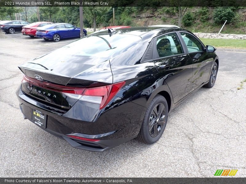 Phantom Black / Medium Gray 2021 Hyundai Elantra SEL