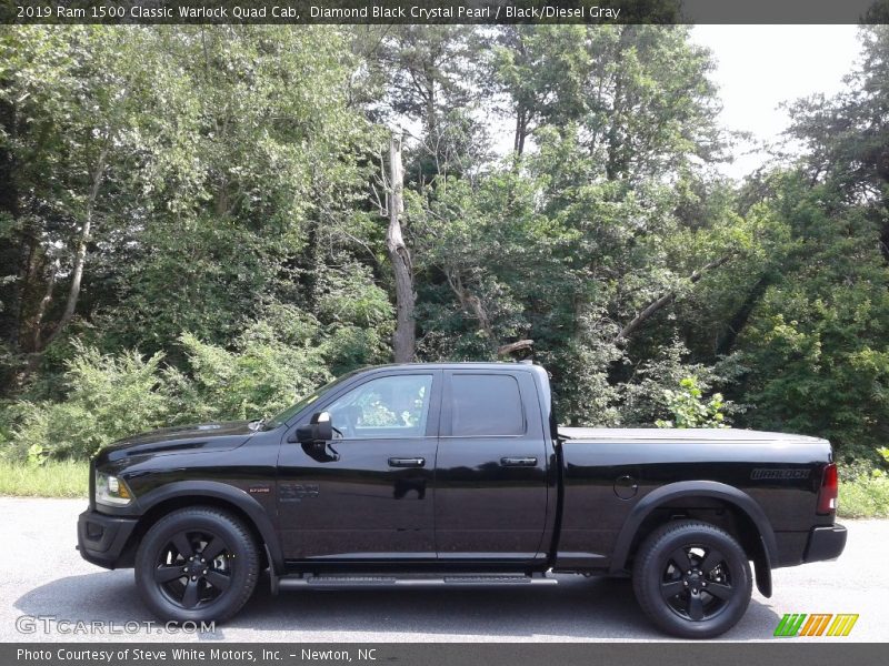  2019 1500 Classic Warlock Quad Cab Diamond Black Crystal Pearl