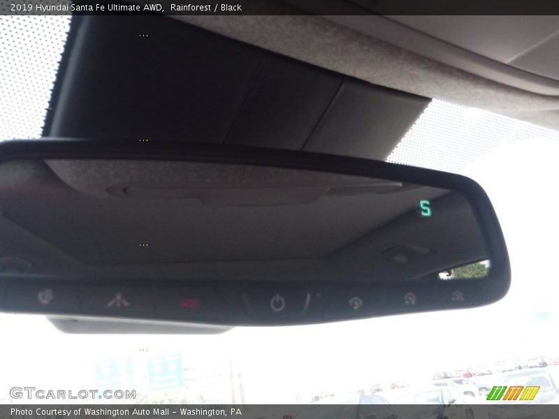 Rainforest / Black 2019 Hyundai Santa Fe Ultimate AWD