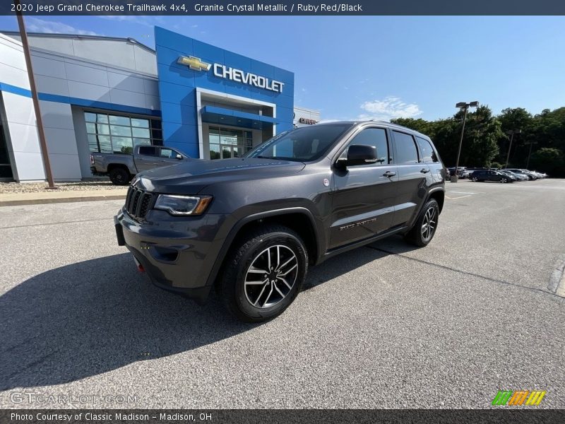 Granite Crystal Metallic / Ruby Red/Black 2020 Jeep Grand Cherokee Trailhawk 4x4