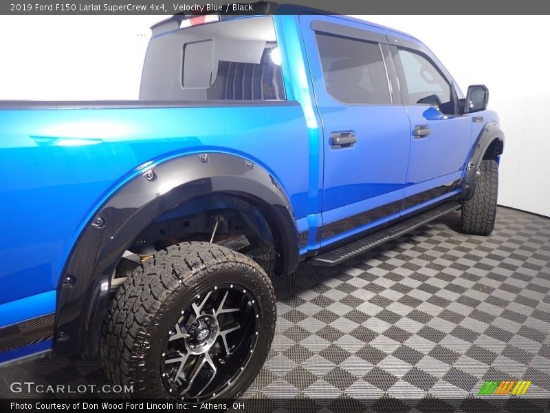 Velocity Blue / Black 2019 Ford F150 Lariat SuperCrew 4x4