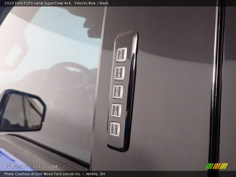 Velocity Blue / Black 2019 Ford F150 Lariat SuperCrew 4x4