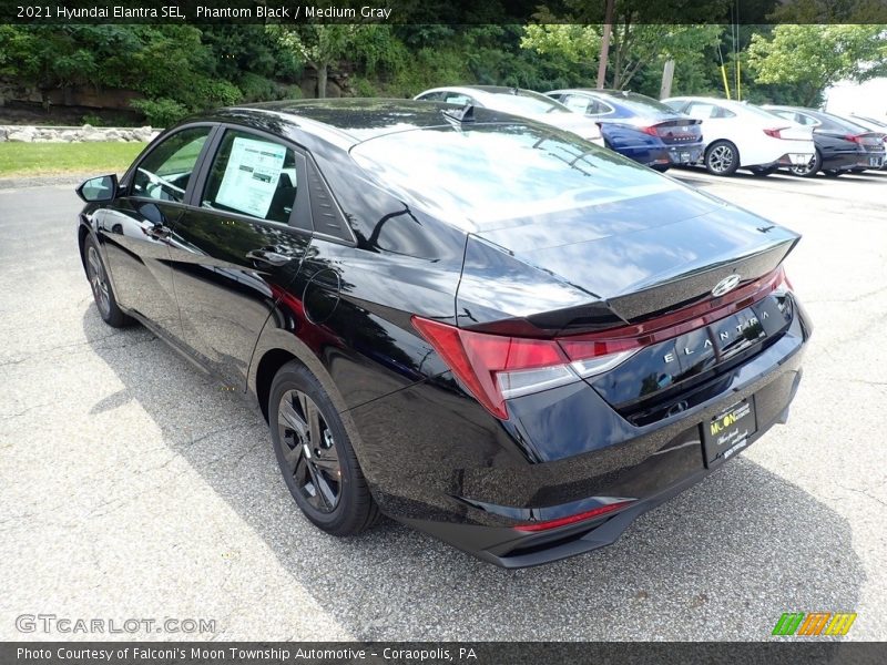 Phantom Black / Medium Gray 2021 Hyundai Elantra SEL