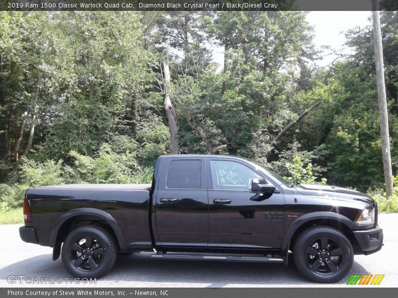  2019 1500 Classic Warlock Quad Cab Diamond Black Crystal Pearl