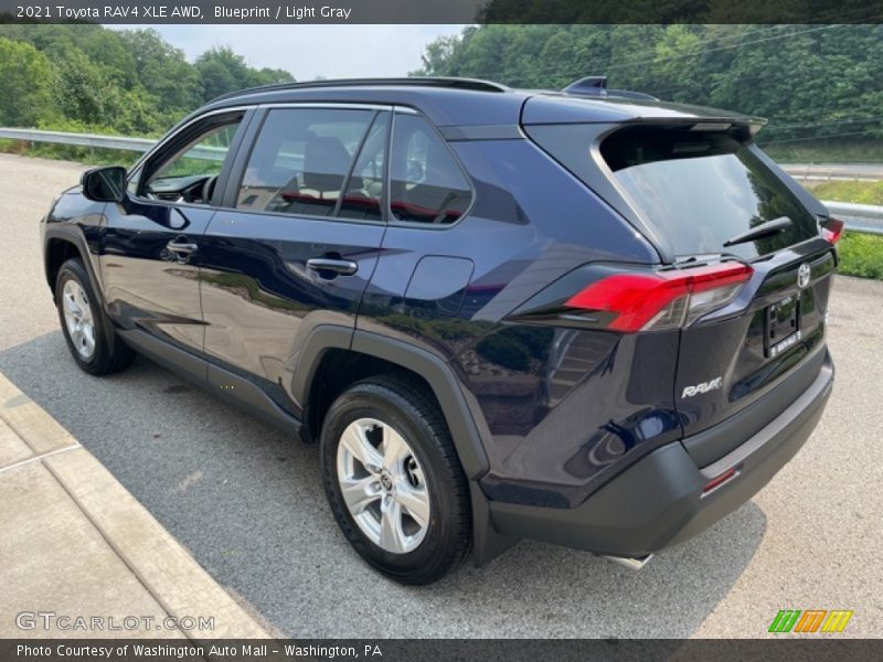 Blueprint / Light Gray 2021 Toyota RAV4 XLE AWD