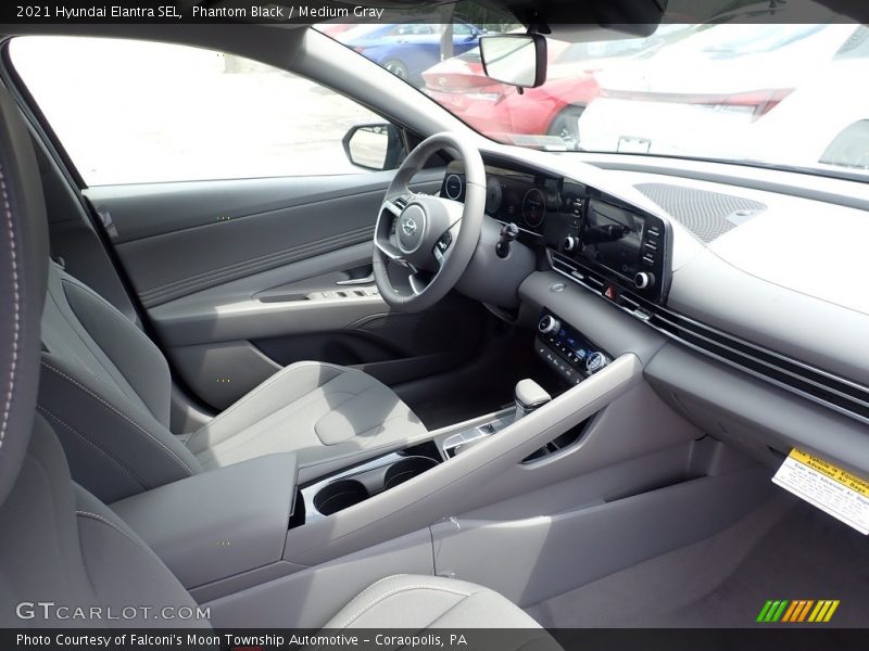Phantom Black / Medium Gray 2021 Hyundai Elantra SEL