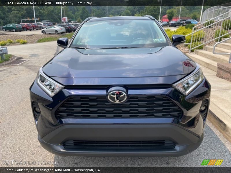 Blueprint / Light Gray 2021 Toyota RAV4 XLE AWD