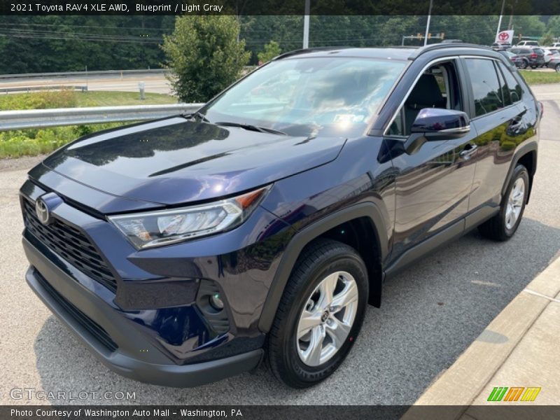 Blueprint / Light Gray 2021 Toyota RAV4 XLE AWD