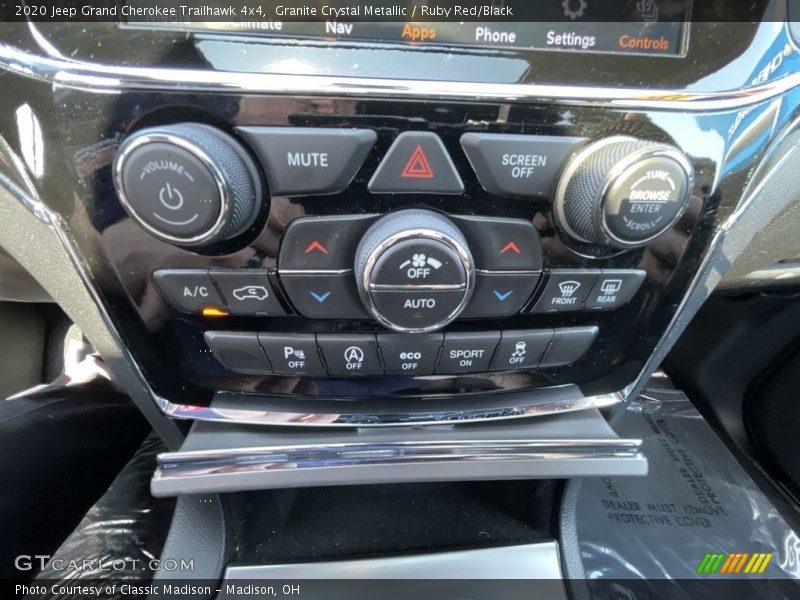 Granite Crystal Metallic / Ruby Red/Black 2020 Jeep Grand Cherokee Trailhawk 4x4