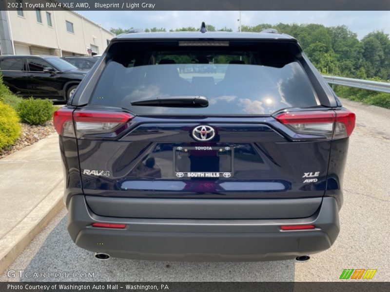 Blueprint / Light Gray 2021 Toyota RAV4 XLE AWD