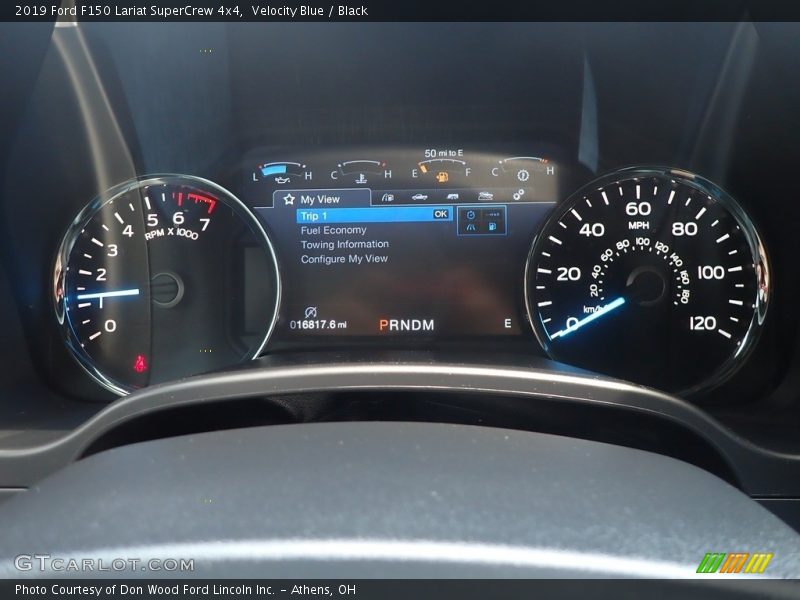 Velocity Blue / Black 2019 Ford F150 Lariat SuperCrew 4x4