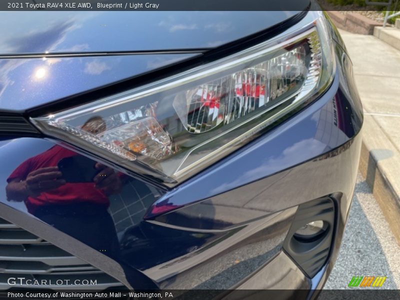 Blueprint / Light Gray 2021 Toyota RAV4 XLE AWD