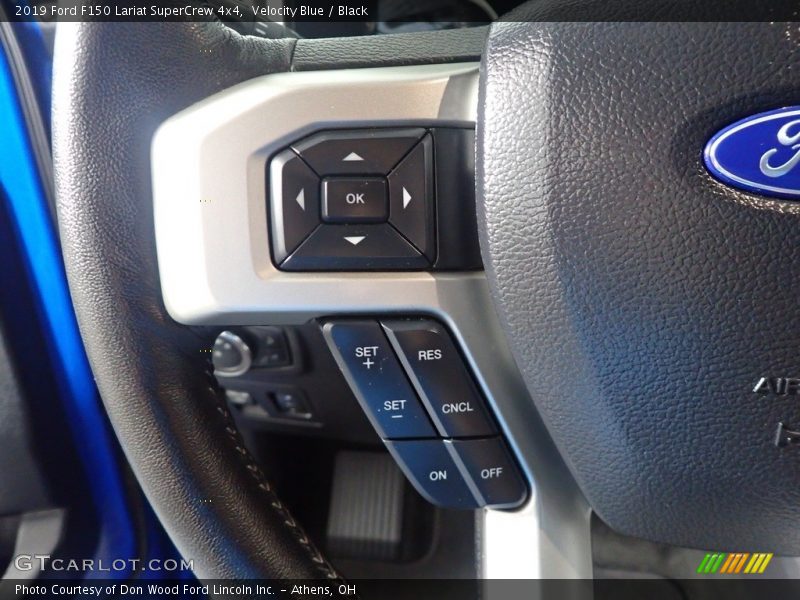 Velocity Blue / Black 2019 Ford F150 Lariat SuperCrew 4x4