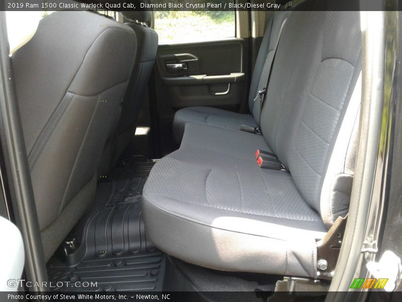 Diamond Black Crystal Pearl / Black/Diesel Gray 2019 Ram 1500 Classic Warlock Quad Cab