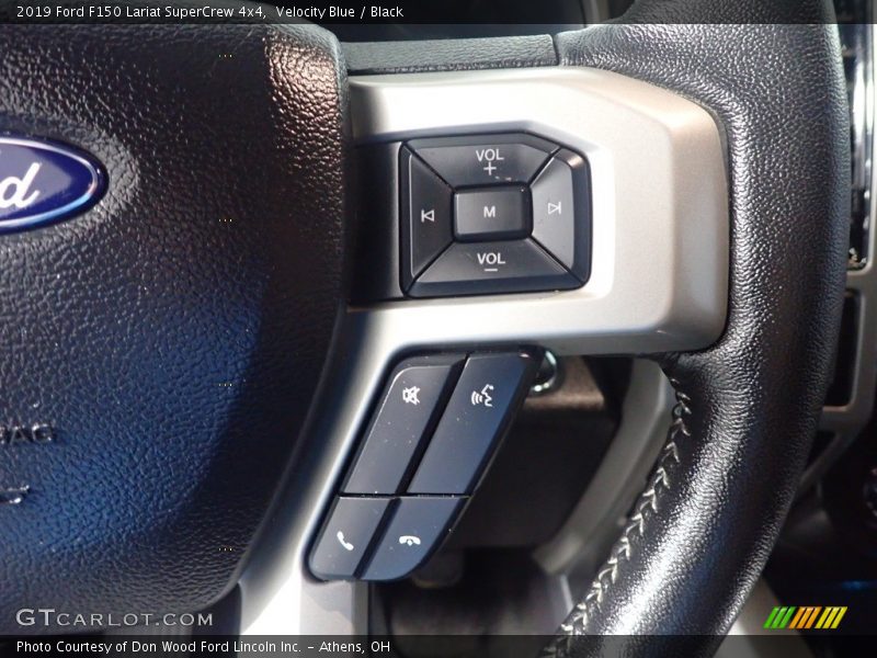Velocity Blue / Black 2019 Ford F150 Lariat SuperCrew 4x4