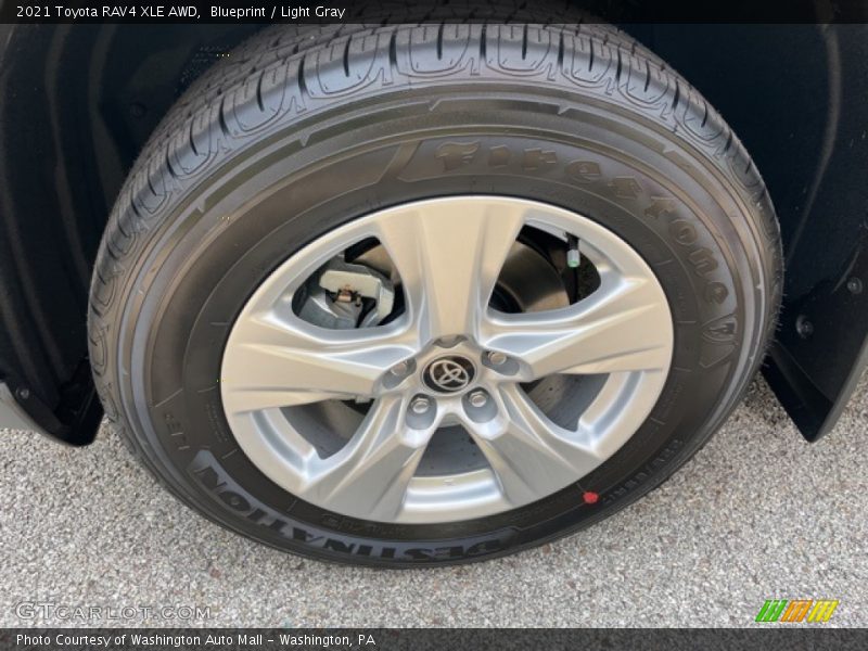 Blueprint / Light Gray 2021 Toyota RAV4 XLE AWD