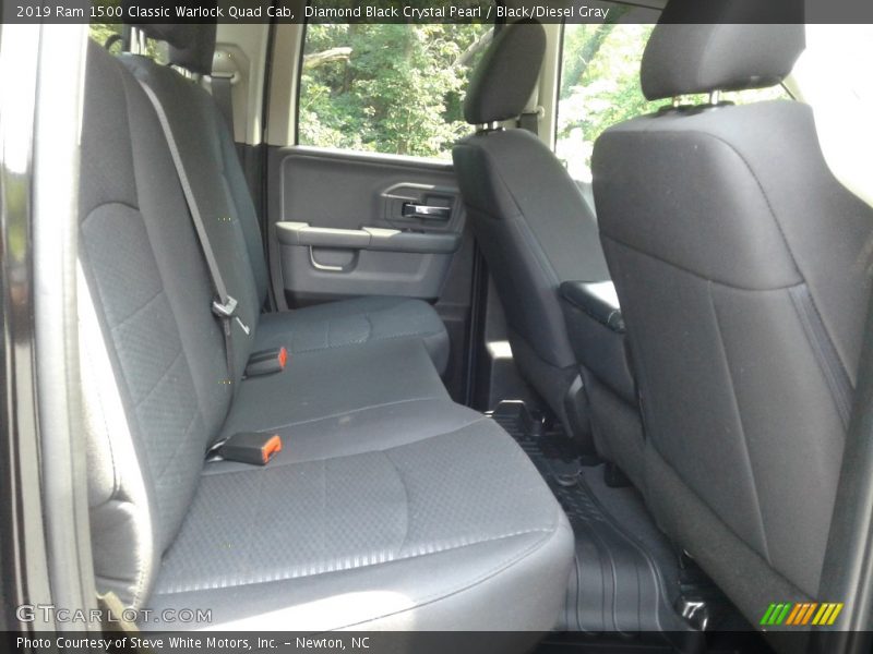 Diamond Black Crystal Pearl / Black/Diesel Gray 2019 Ram 1500 Classic Warlock Quad Cab