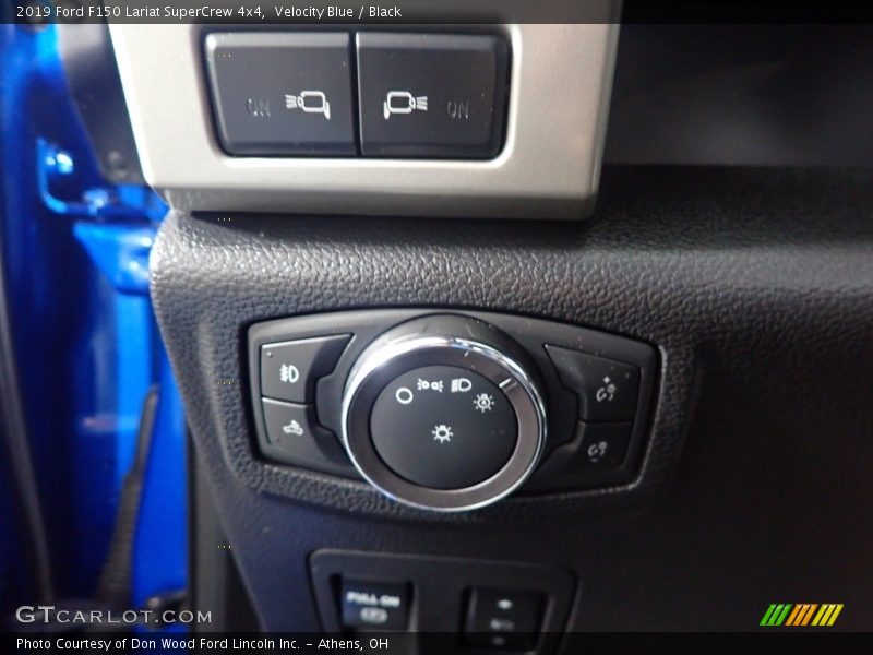 Velocity Blue / Black 2019 Ford F150 Lariat SuperCrew 4x4