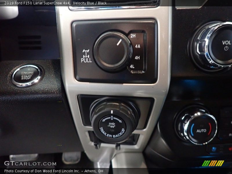 Velocity Blue / Black 2019 Ford F150 Lariat SuperCrew 4x4