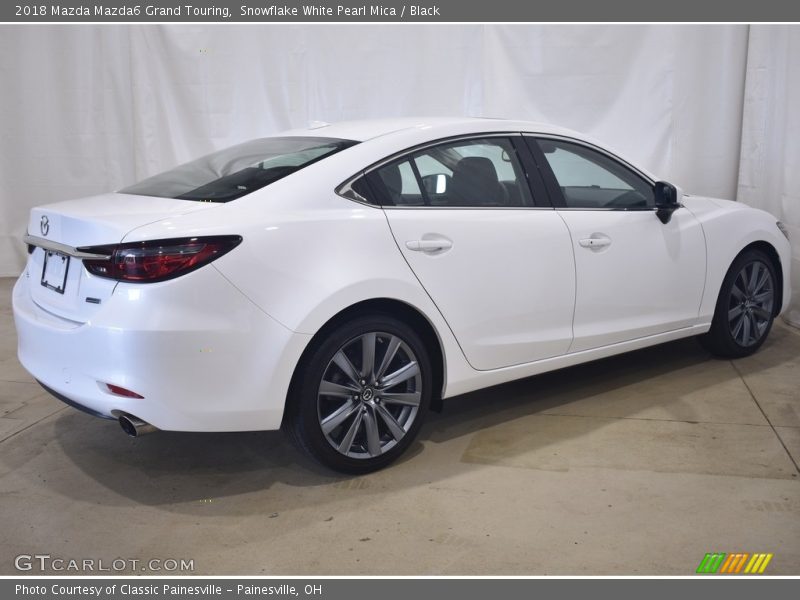 Snowflake White Pearl Mica / Black 2018 Mazda Mazda6 Grand Touring